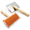 Pet Slicker Brush with Wooden Handle for Dogs and Cats【BAAG062/ BAAG089/ BAAG118/ BAAG122】