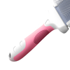 Flexible Head Dual-Sided Pet Slicker Brush with Soft & Hard Extra Long Bristles for Dogs and Cats【0101-146】