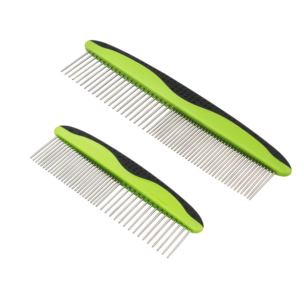 Fine & Wide Teeth Pet Grooming Comb for Dogs and Cats 【0101-086+0101-087】